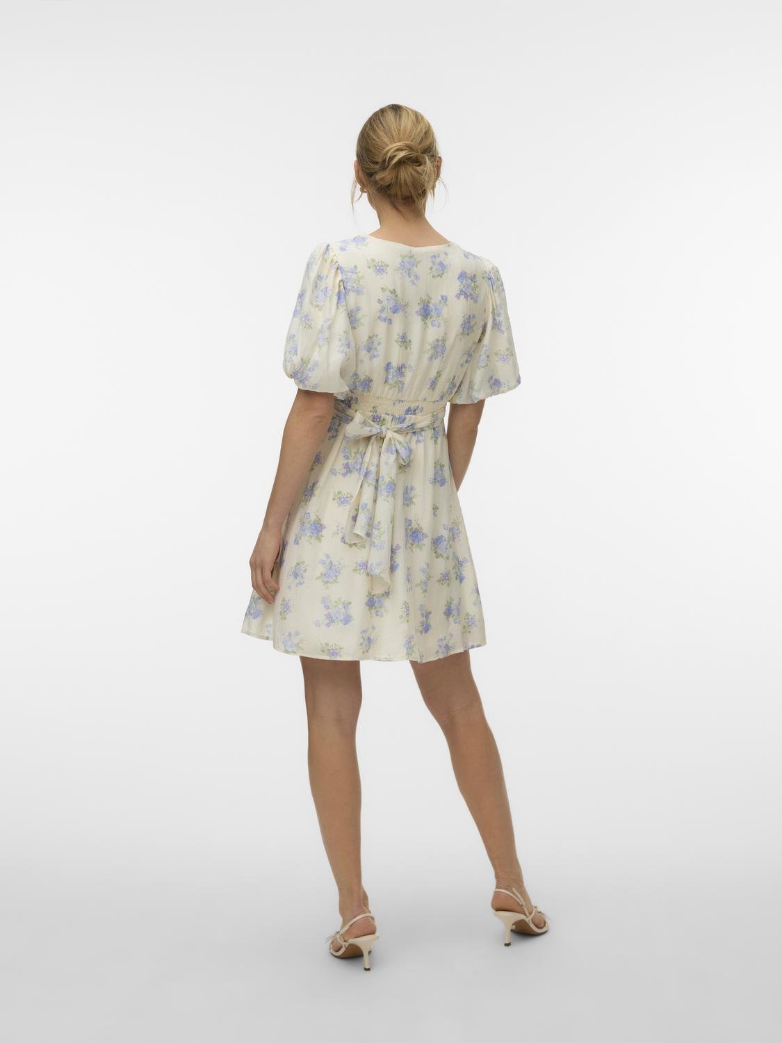 VMBELLA Short Dress - Birch - VERO MODA & VILA Bergvik